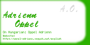 adrienn oppel business card